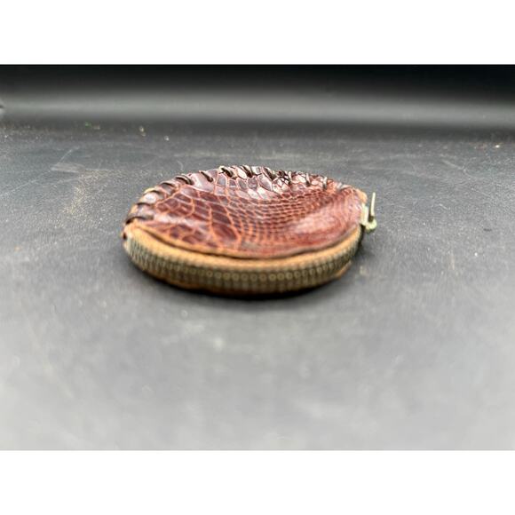 Vintage Alligator Brown Coin Purse - good condition - Picture 7 of 7
